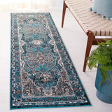 Safavieh Vintage Hamadan 2'-3" x 8'-0" Rug in Blue / Ivory