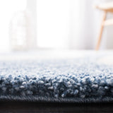 Safavieh Florida Shag 5'-3" x 7'-6" Rug in Blue / Ivory