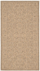 Safavieh Courtyard 2'-7" x 5'-0" Rug in Natural / Gold