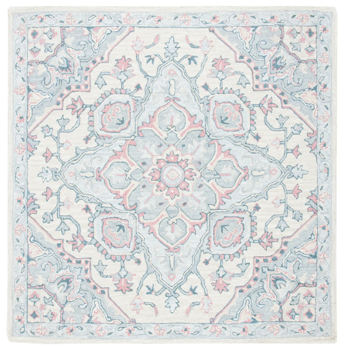 Safavieh Heritage 6'-0" x 6'-0" Rug in Beige / Blue