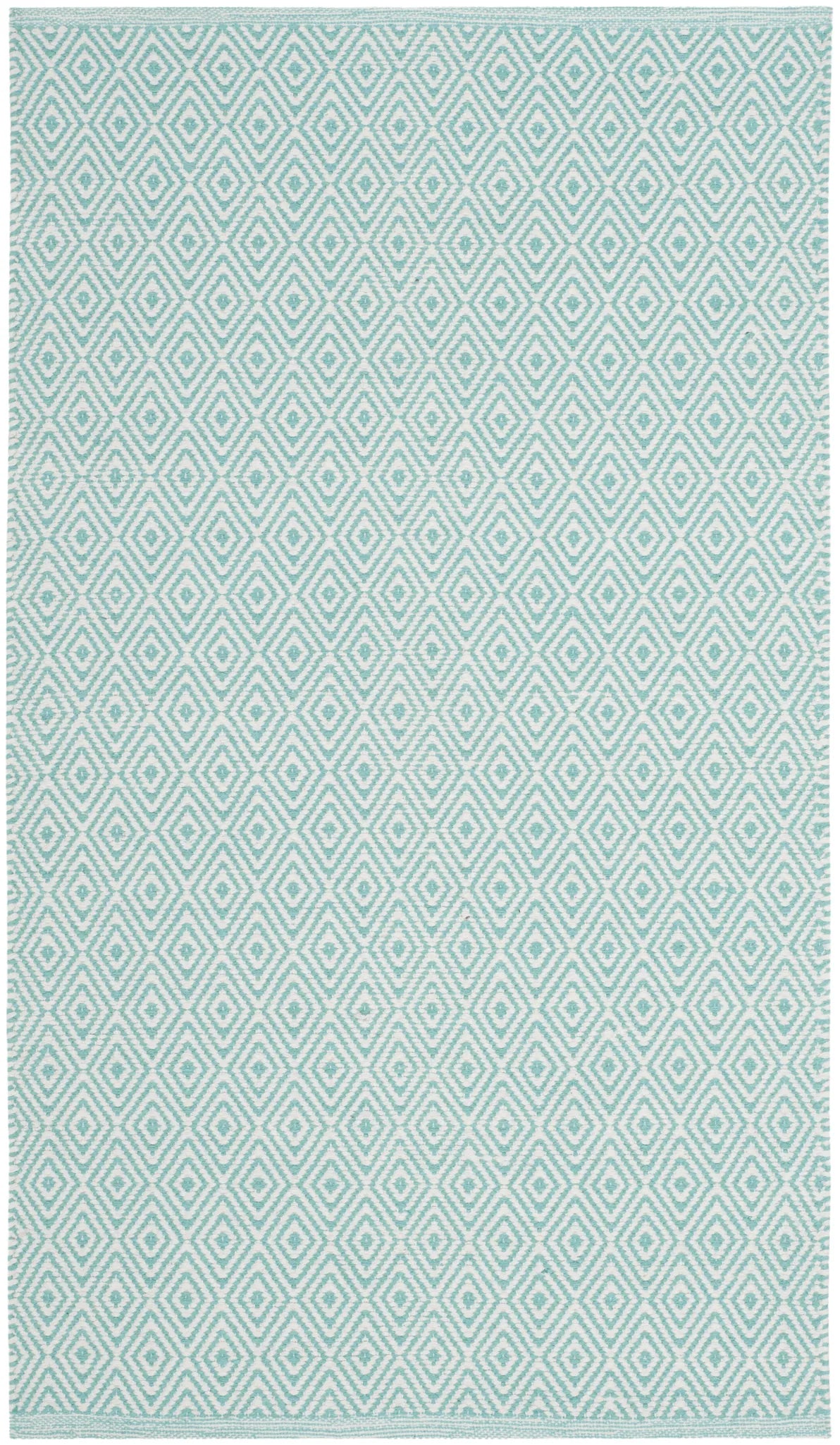 Safavieh Montauk 2'-6" x 4'-0" Rug in Ivory / Aqua
