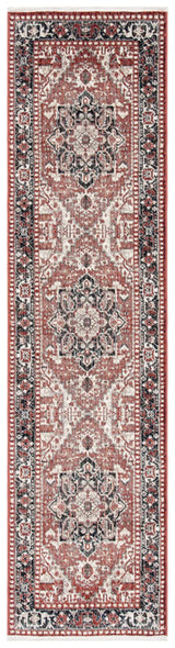Safavieh Herat 300 2'-0" x 8'-0" Rug in Rust / Black