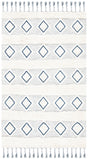 Safavieh Natura 4'-0" x 6'-0" Rug in Ivory / Blue