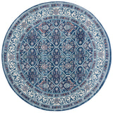 Safavieh Brentwood 6'-7" x 6'-7" Rug in Navy / Red