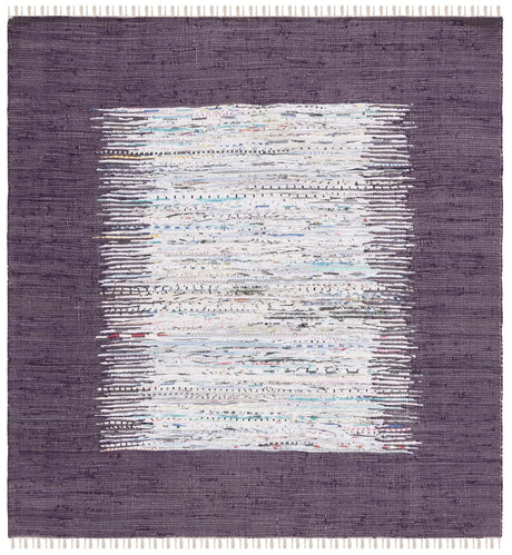 Safavieh Montauk 6'-0" x 6'-0" Rug in Ivory / Purple