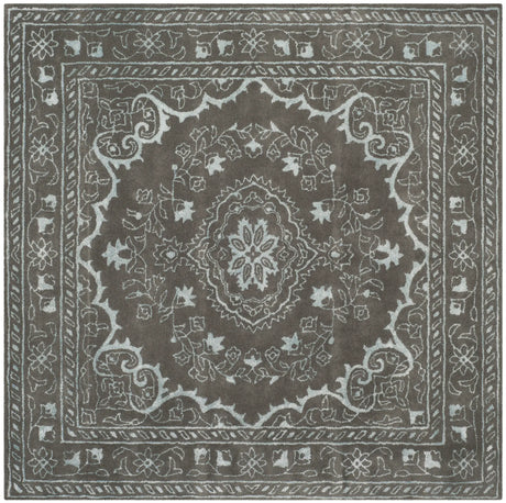 Safavieh Glamour 6'-0" x 6'-0" Rug in Dark Grey