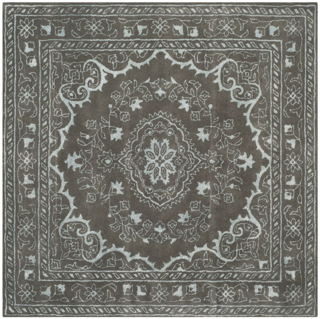Safavieh Glamour 6'-0" x 6'-0" Rug in Dark Grey