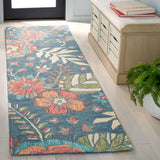 Safavieh Jardin 2'-3" x 8'-0" Rug in Blue / Green