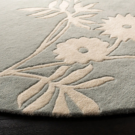 Safavieh Soho 6'-0" x 6'-0" Rug in Grey / Ivory