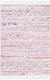 Safavieh Rag Rug 2'-0" x 3'-0" Rug in Light Pink / Multi