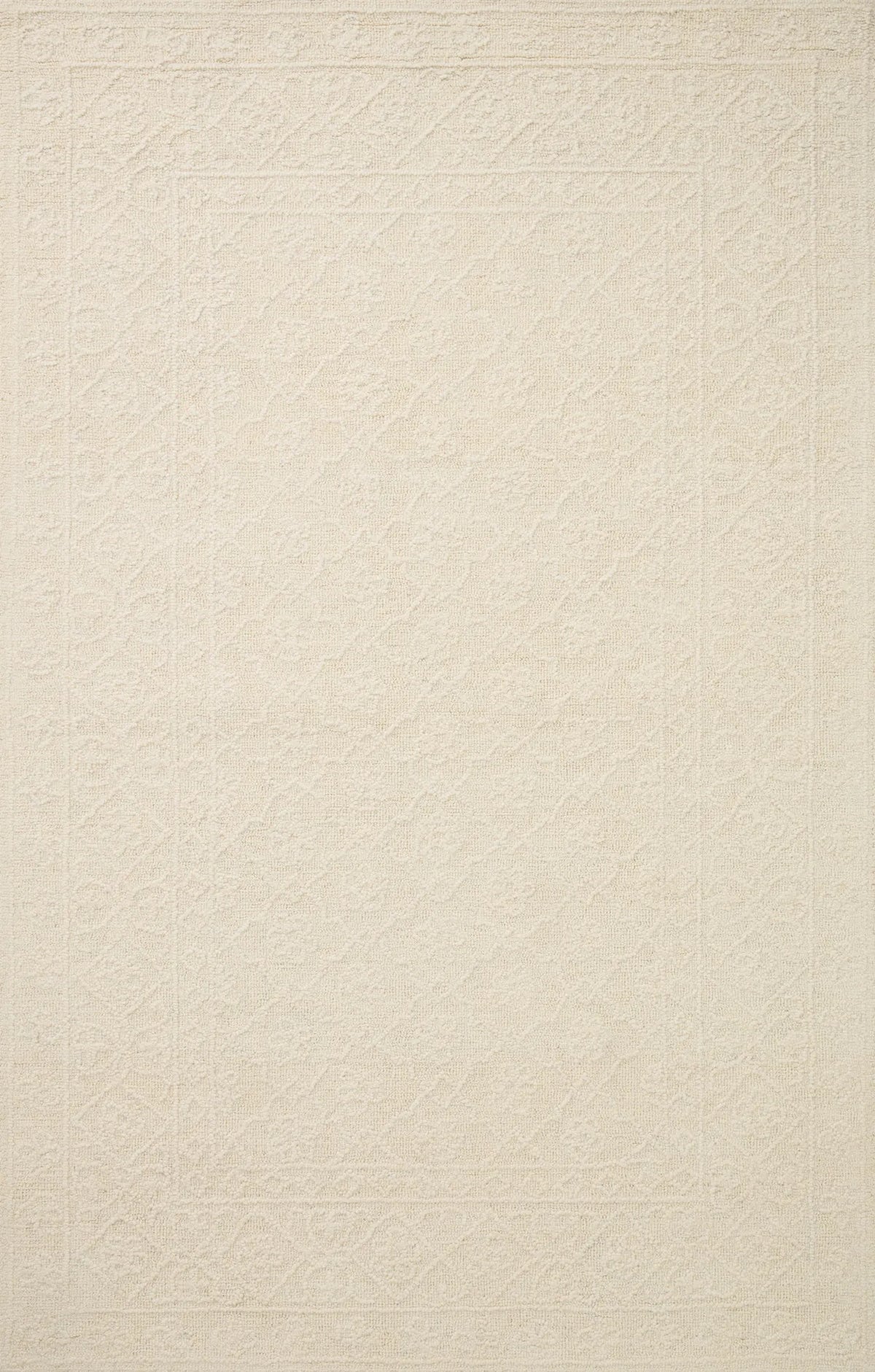 Loloi Cecelia Cec-01 Ivory/Ivory Rug - main flat