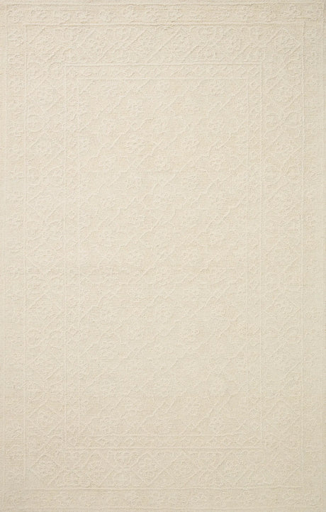 Loloi Cecelia Cec-01 Ivory/Ivory Rug - main flat