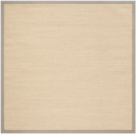 Safavieh Natural Fiber 6'-0" x 6'-0" Rug in Maize / Grey