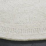 Safavieh Abstract 6'-0" x 6'-0" Rug in Green / Ivory