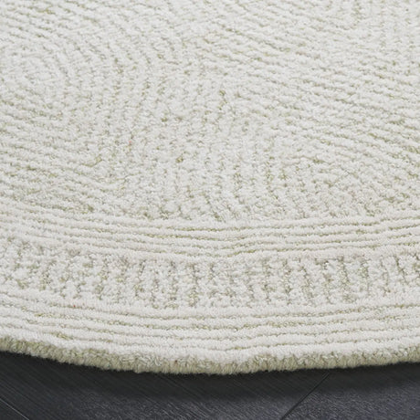 Safavieh Abstract 6'-0" x 6'-0" Rug in Green / Ivory
