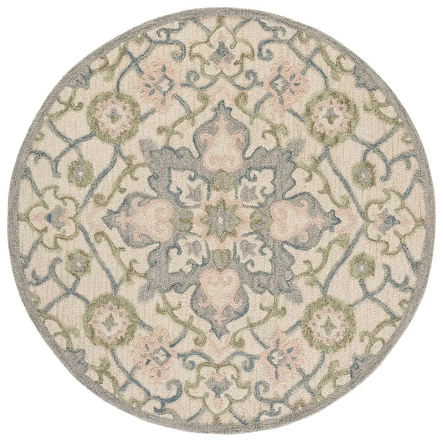 Safavieh Metro 6'-0" x 6'-0" Rug in Ivory / Grey