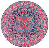 Safavieh Tucson 6'-0" x 6'-0" Rug in Navy / Red