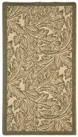 Safavieh Courtyard 2'-0" x 3'-7" Rug in Natural / Olive