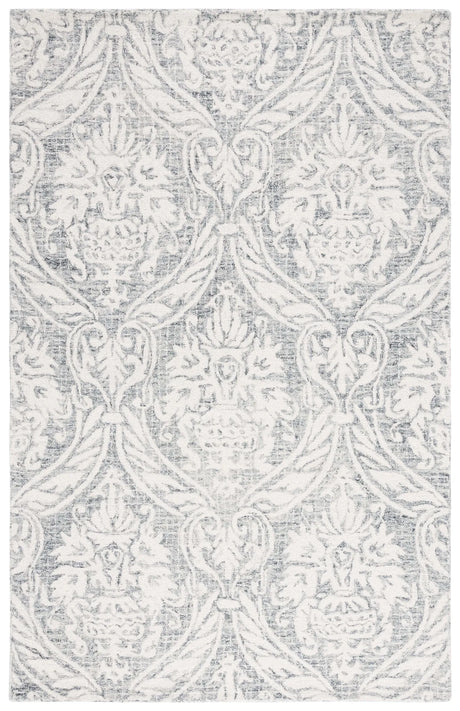 Safavieh Abstract 4'-0" x 6'-0" Rug in Ivory / Grey