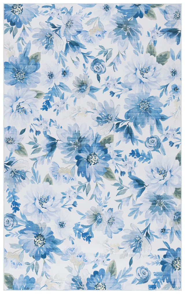 Safavieh Tacoma 4'-0" x 6'-0" Rug in Light Blue / Blue