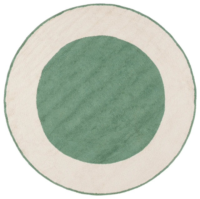 Safavieh Easy Care 6'-0" x 6'-0" Rug in Ivory / Green