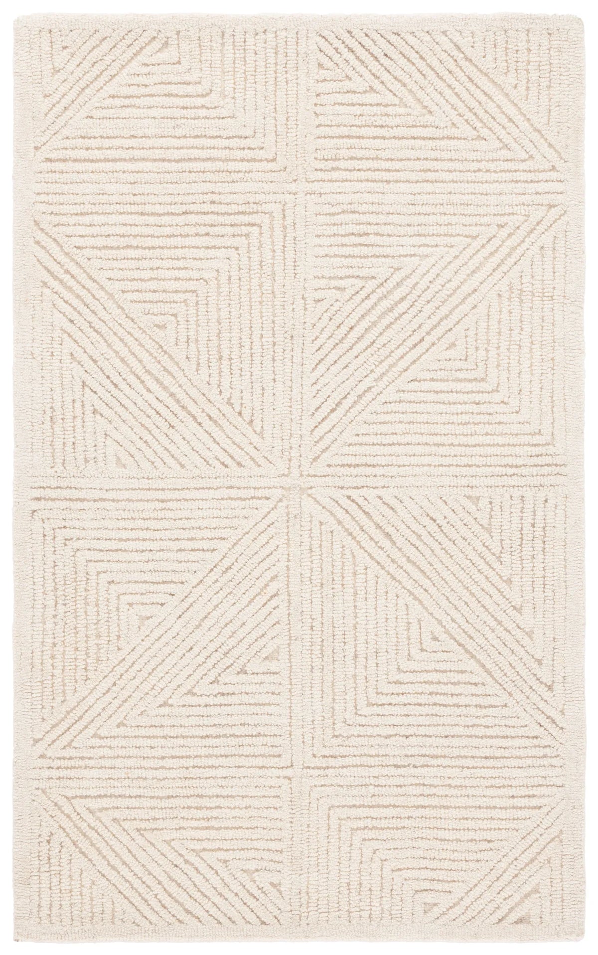 Safavieh Textural 3'-0" x 5'-0" Rug in Ivory