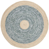 Safavieh Cape Cod 5'-0" x 5'-0" Rug in Light Blue / Natural