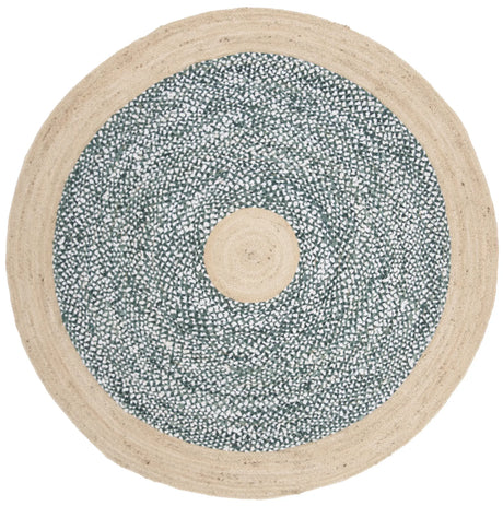 Safavieh Cape Cod 5'-0" x 5'-0" Rug in Light Blue / Natural