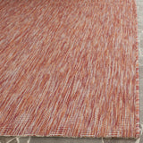 Safavieh Courtyard 5'-3" x 7'-7" Rug in Red / Red