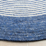 Safavieh Braided 5'-0" x 7'-0" Rug in Navy / Ivory