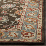 Safavieh Heritage 4'-0" x 6'-0" Rug in Charcoal / Blue