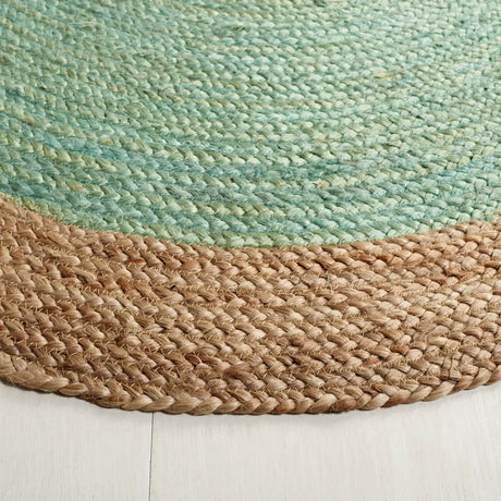 Safavieh Natural Fiber 5'-0" x 8'-0" Rug in Teal / Natural