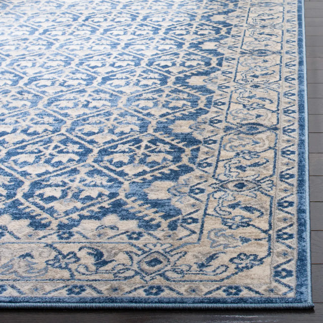 Safavieh Brentwood 4'-0" x 6'-0" Rug in Navy / Light Grey