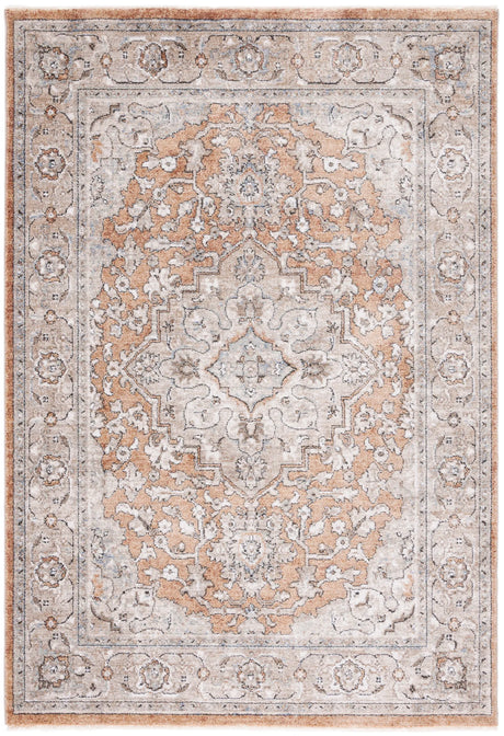 Safavieh Jasmine 4'-5" x 6'-5" Rug in Gold / Grey