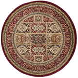 Safavieh Lyndhurst 5'-3" x 5'-3" Rug in Multi / Red