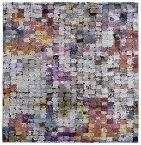 Safavieh Aria 6'-5" x 6'-5" Rug in Cream / Rust