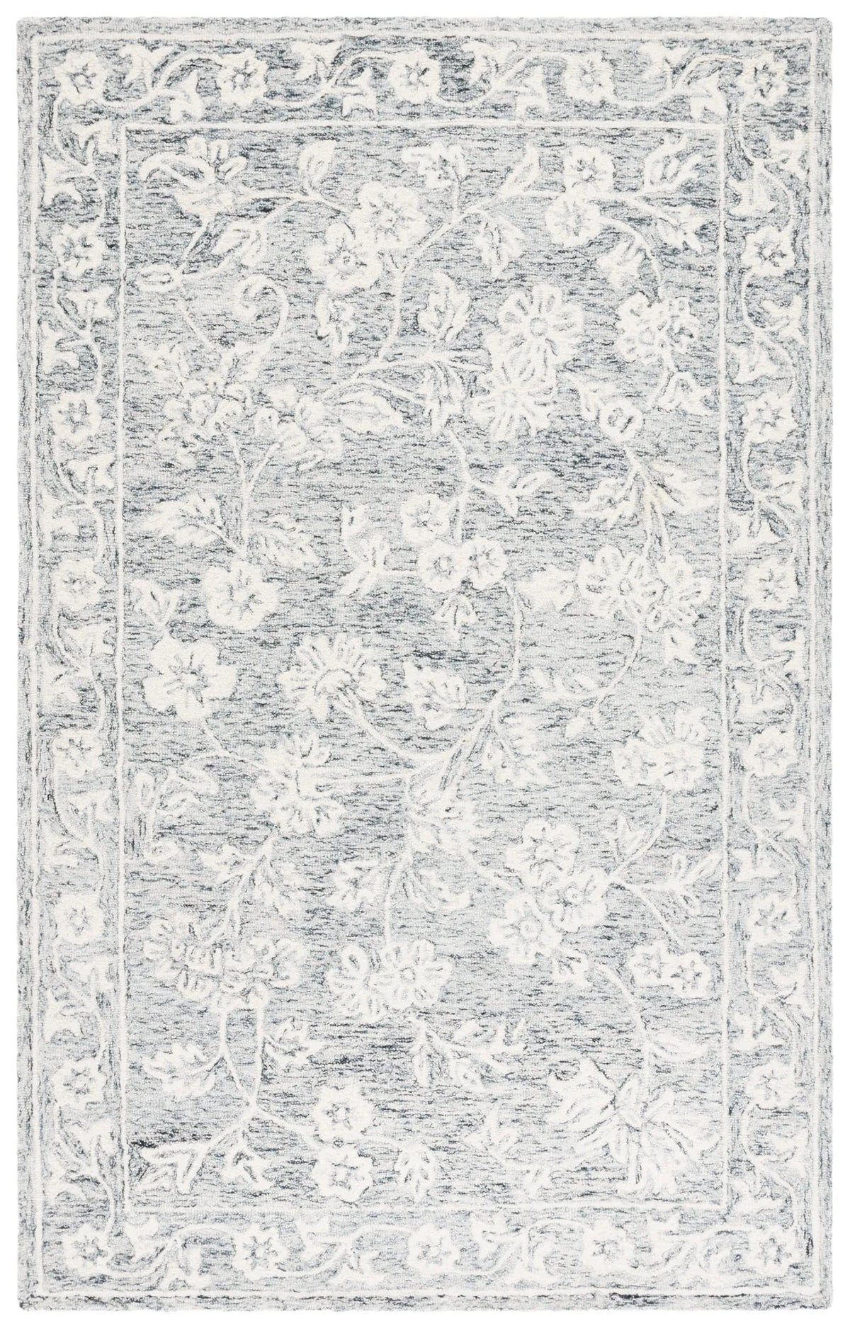 Safavieh Capri 4'-0" x 6'-0" Rug in Blue / Ivory