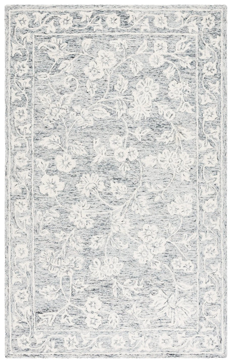 Safavieh Capri 4'-0" x 6'-0" Rug in Blue / Ivory