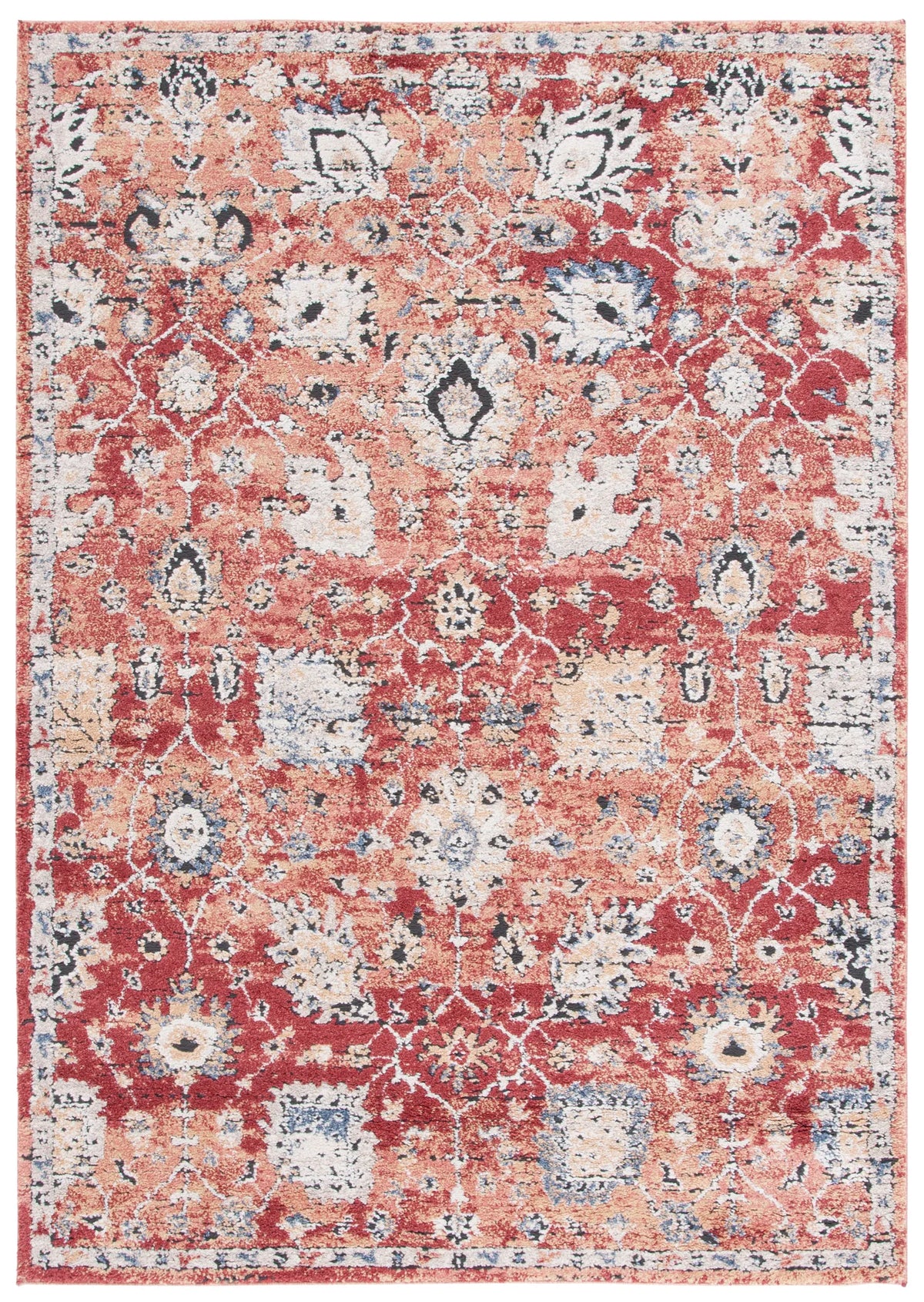 Safavieh Luna 4'-5" x 6'-5" Rug in Red / Rust