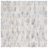 Safavieh Ebony 6'-0" x 6'-0" Rug in Grey / Ivory