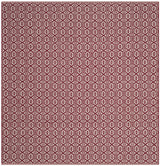 Safavieh Montauk 6'-0" x 6'-0" Rug in Ivory / Red
