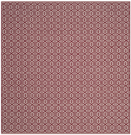 Safavieh Montauk 6'-0" x 6'-0" Rug in Ivory / Red