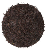 Safavieh Leather Shag 5'-0" x 5'-0" Rug in Dark Brown
