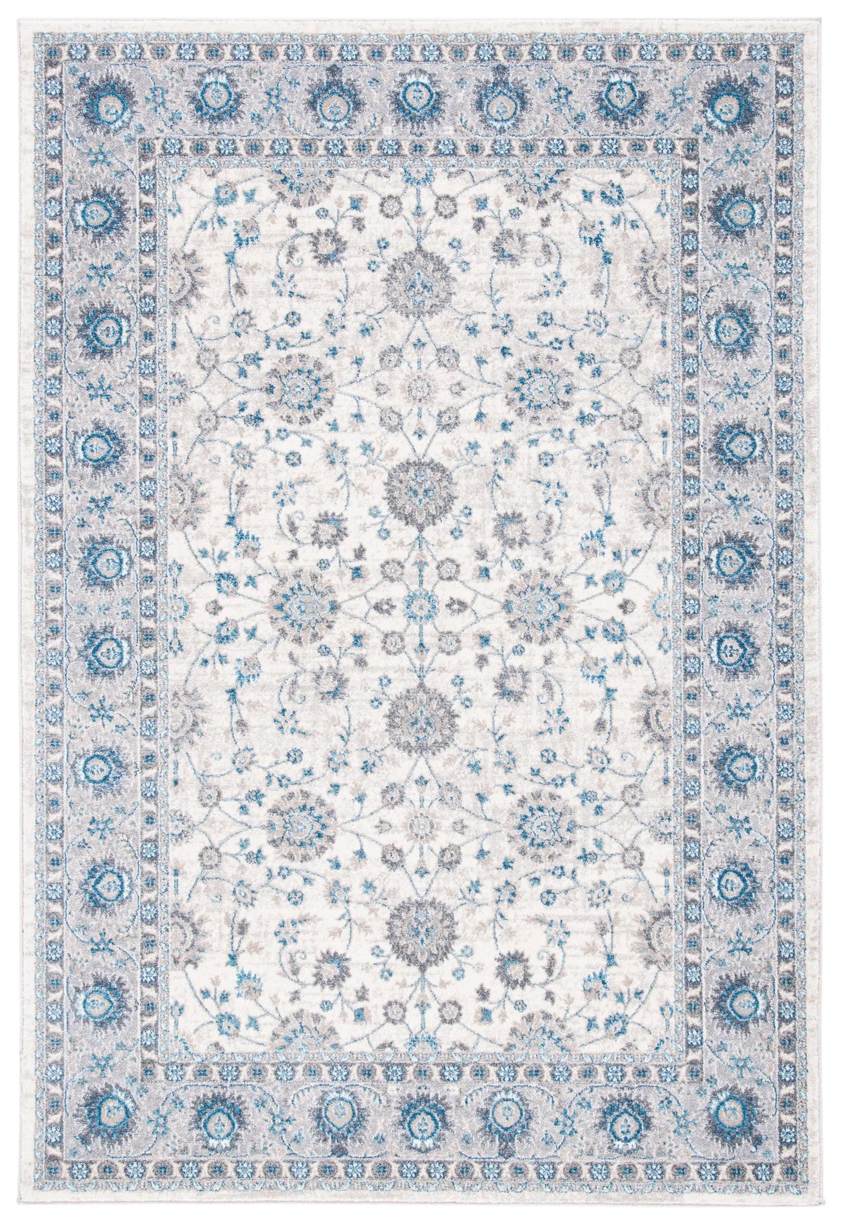Safavieh Sofia 4'-0" x 5'-7" Rug in Ivory / Blue
