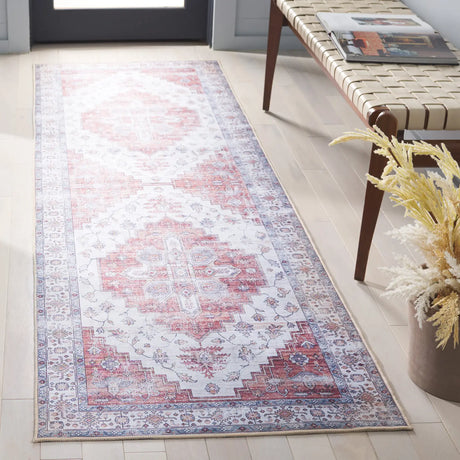 Safavieh Tucson 2'-6" x 8'-0" Rug in Ivory / Rust
