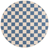 Safavieh Courtyard 6'-7" x 6'-7" Rug in Blue / Beige