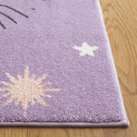Safavieh Carousel Kids 100 4'-0" x 6'-0" Rug in Purple / Orange