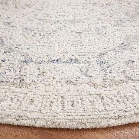 Safavieh Abstract 6'-0" x 6'-0" Rug in Ivory / Blue