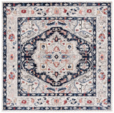 Safavieh Luna 6'-7" x 6'-7" Rug in Beige / Navy