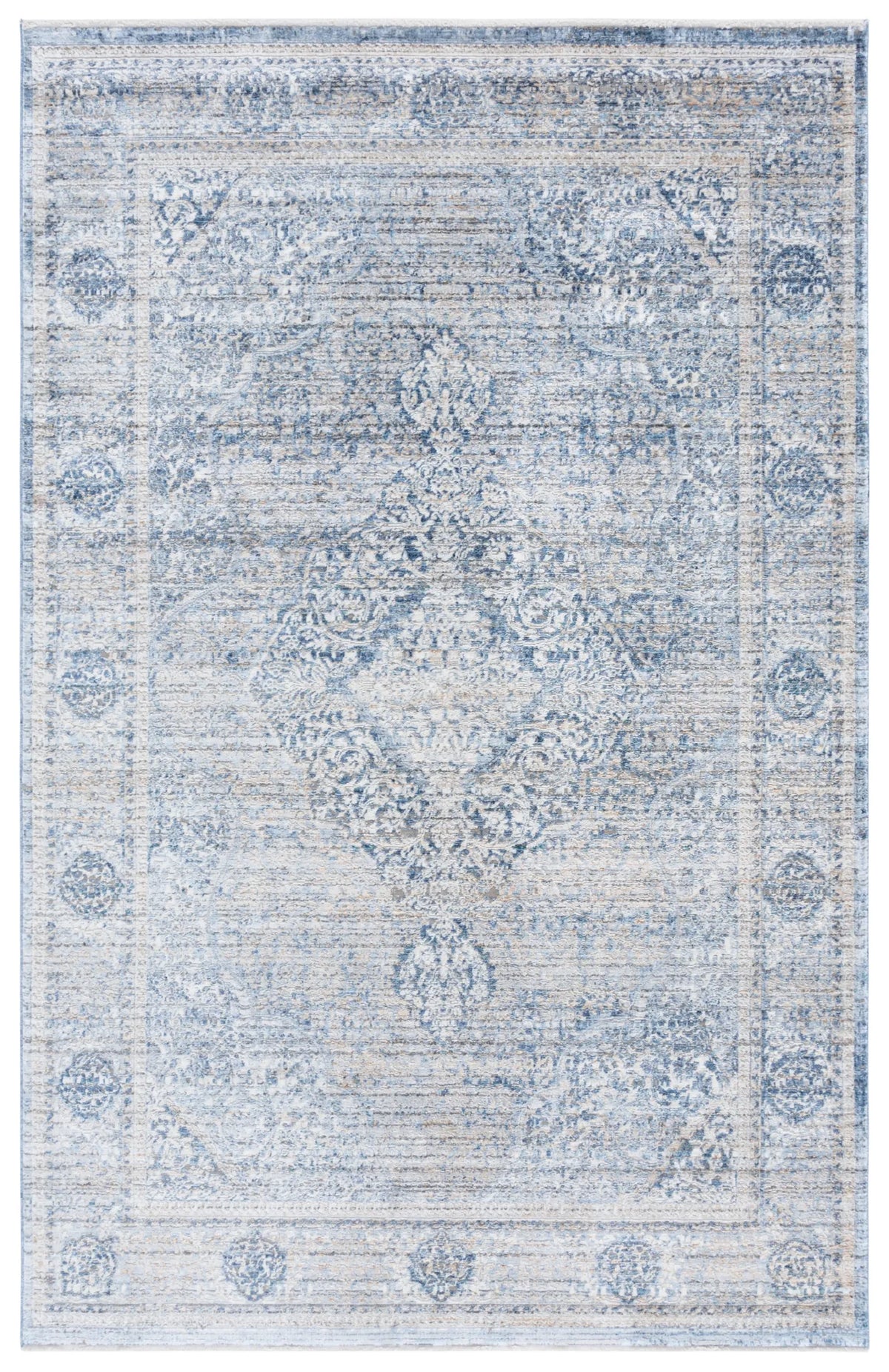 Safavieh Dream 5'-0" x 8'-0" Rug in Grey / Turquoise